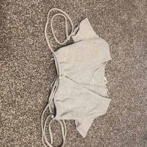 Medium grey Cotton On crop top